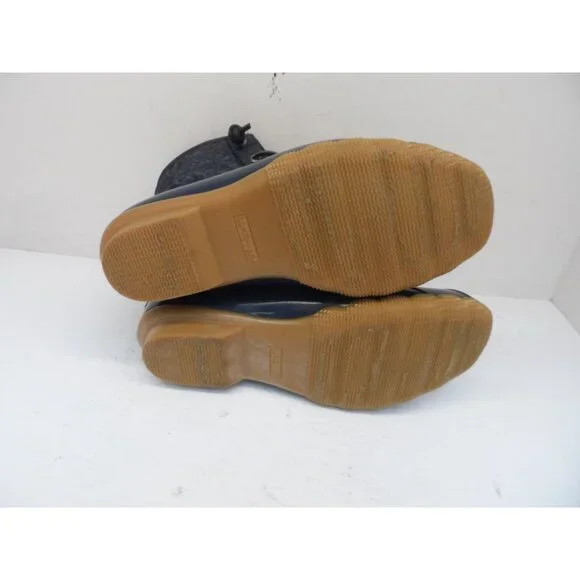 Sperry Women's STS82681 Saltwater Nylon Quilt Rain Boot Navy Size 8M - Picture 9 of 9